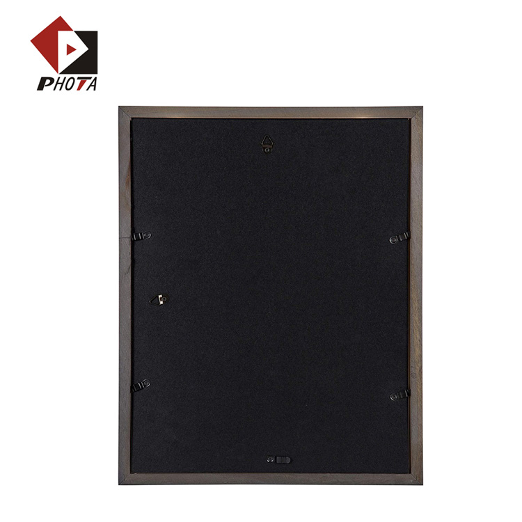 Good Selling 11x14 16x20 in Home Simple Stylish Modern Wooden Black Photo Picture Frame A4 Picture Frames