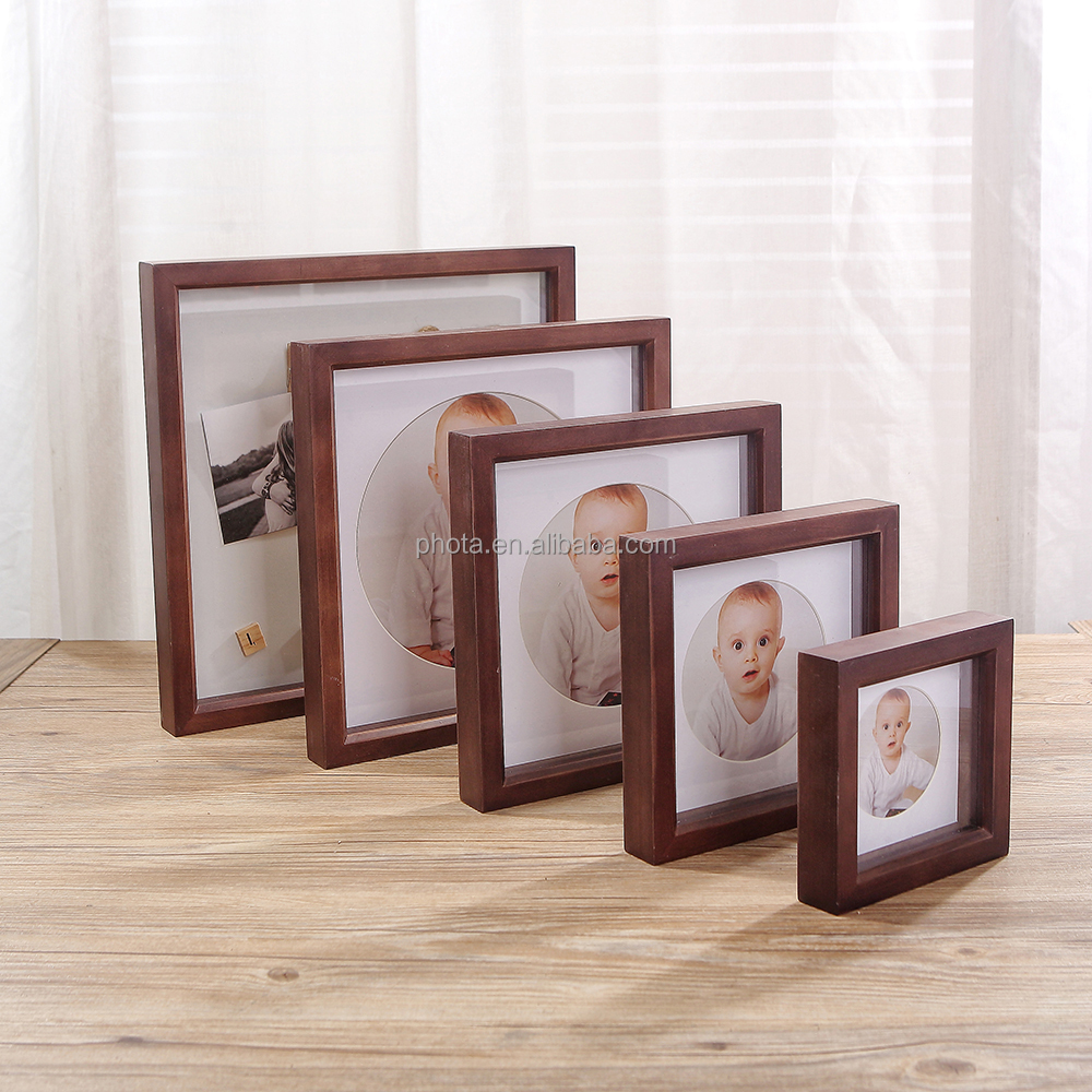 PHOTA Wholesale Wood MDF Decorating Combination Collage Family  Photo Frame With Mail Order Box