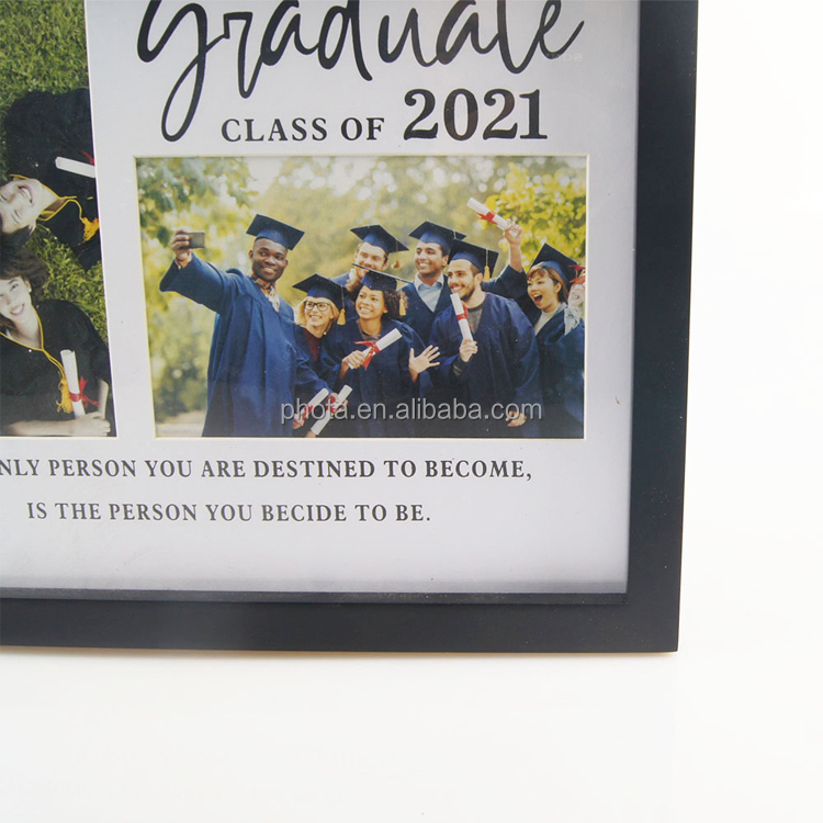 Hot Sale Eco-friendly wholesale custom  graduation photo and diploma keepsake frame
