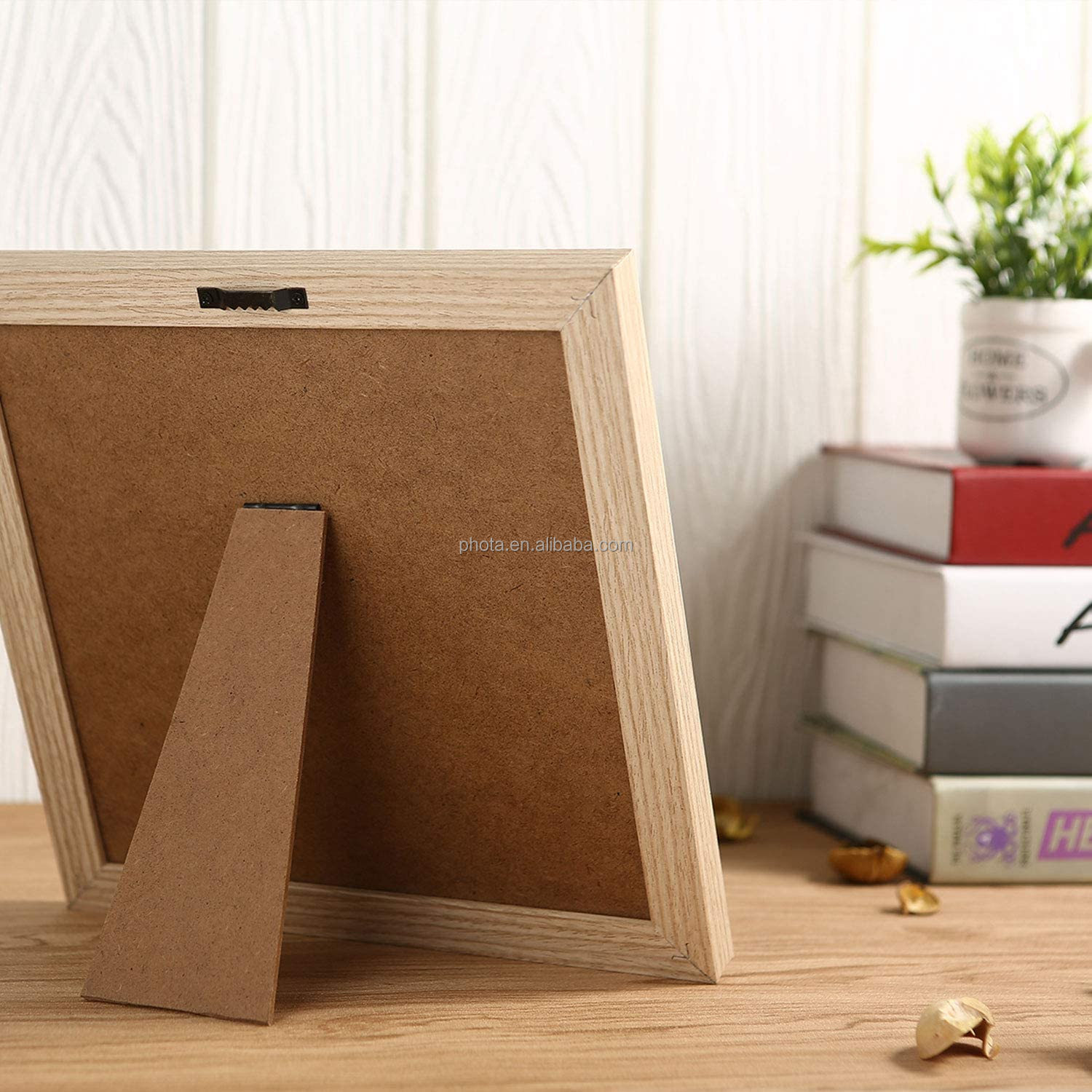 Felt Letter Board 10x10 Inches Changeable Wooden Message Board Sign Wood Frame Wall Mount Free Standing