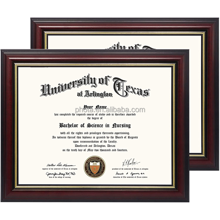 Phota A4 Certificate Document Frame, UV Protection Acrylic