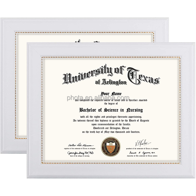 Phota A4 Certificate Document Frame, UV Protection Acrylic