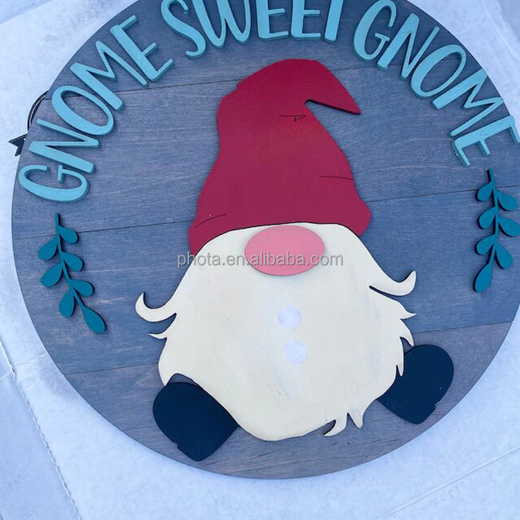 Changeable Welcome sign, Cute Gnome decorations