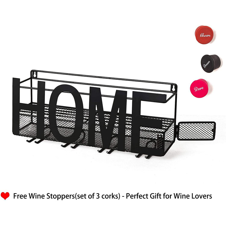 Factory Wholesale Price Metal Home Wine Rack For Bar Kitchen