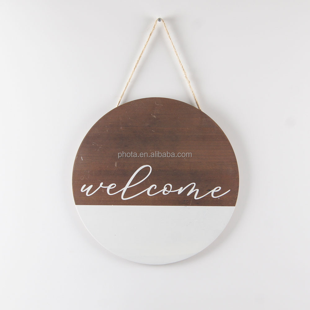 Wood Welcome Sign for Front Door  Farmhouse Welcome Wreath Signs Front Door Decor Front Porch Decor Housewarming Gift