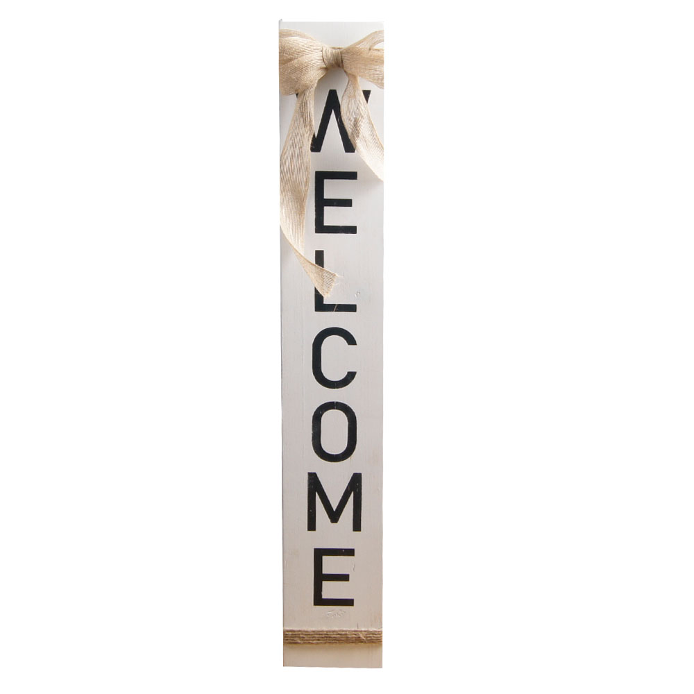 Rustic Farmhouse Decor, Wooden Welcome Sign for Front Door