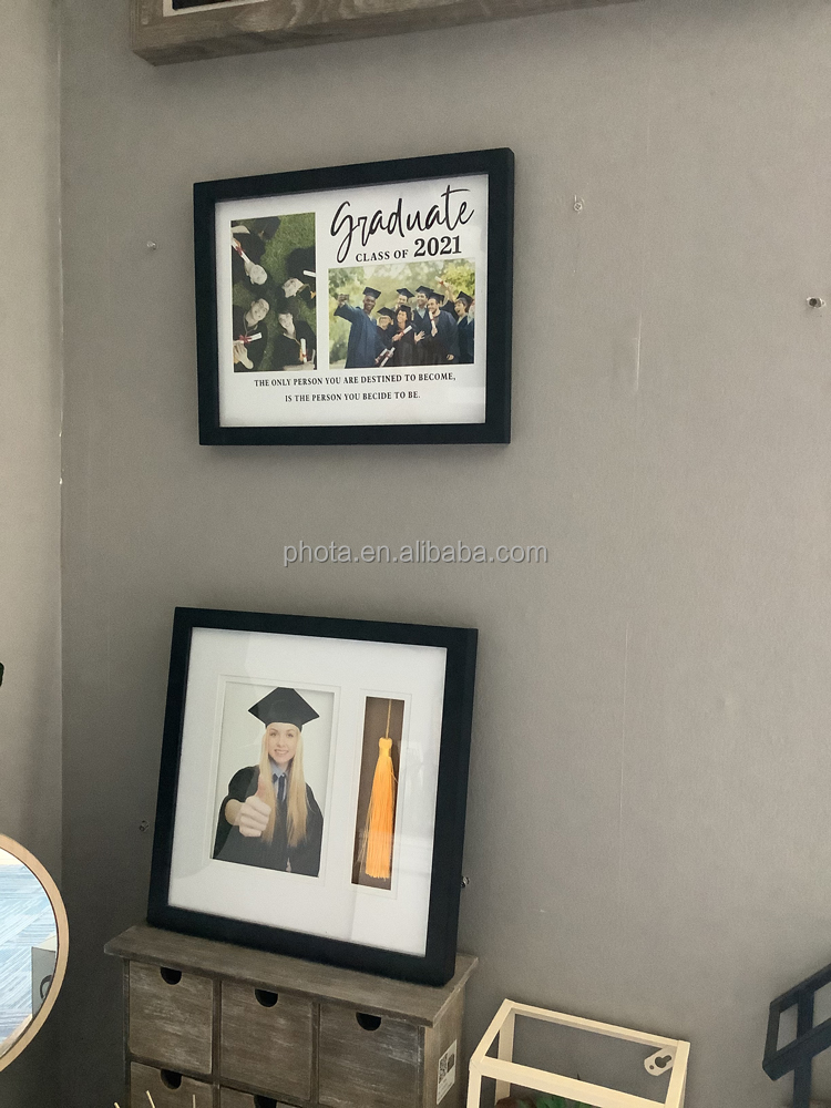 11x14 Diploma Frame Wood Frame for 8.5x11 Document & Certificates, Real Glass
