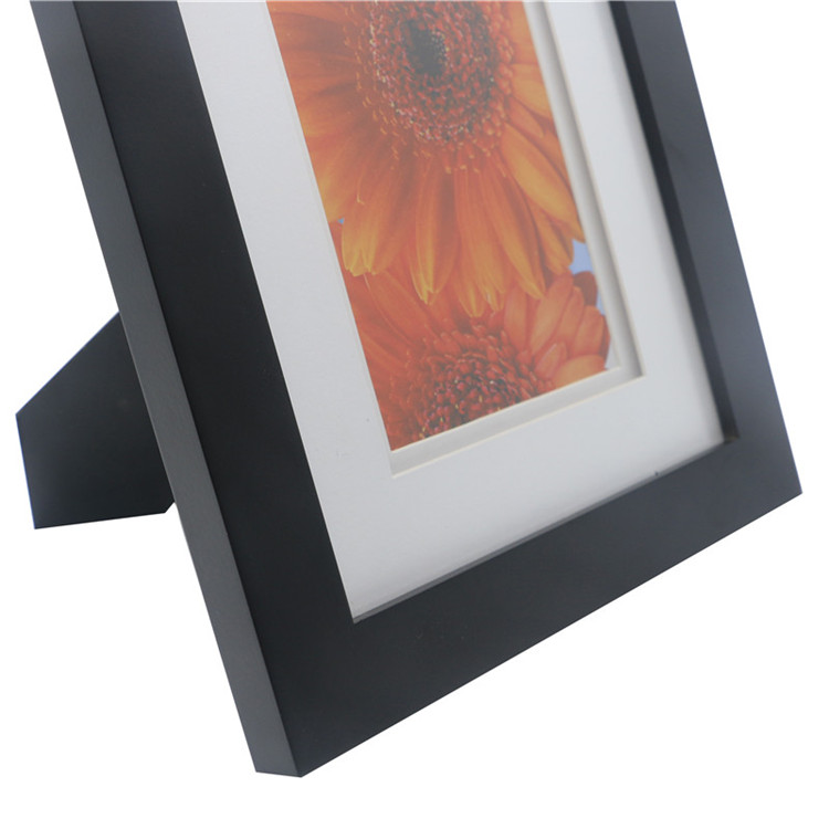 Modern black gallery air float picture frame 11x14 photo frame wood