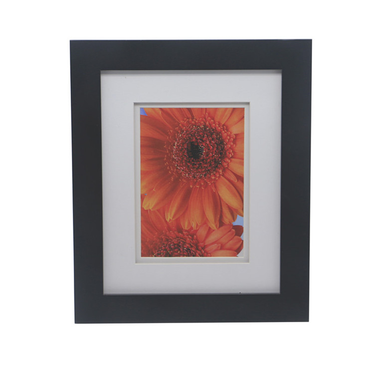 Modern black gallery air float picture frame 11x14 photo frame wood