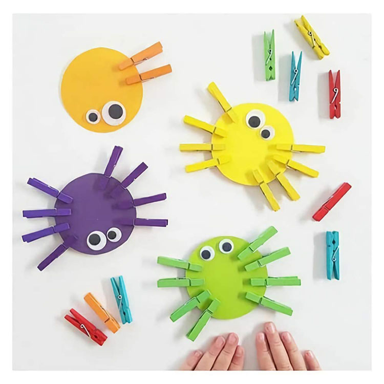 2.9inch 10 Color Clothes Pins for Clip Pictures Photos Decorative