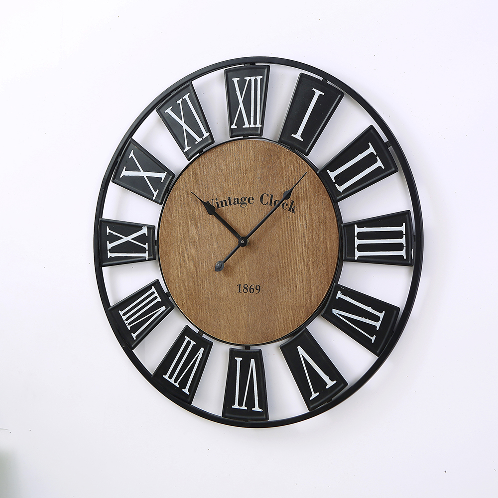 Phota Vintage Clock Wall CLOCKS Quartz Living Room Antique Style Customized Logo Single Face Accepatble All-season 30-45days