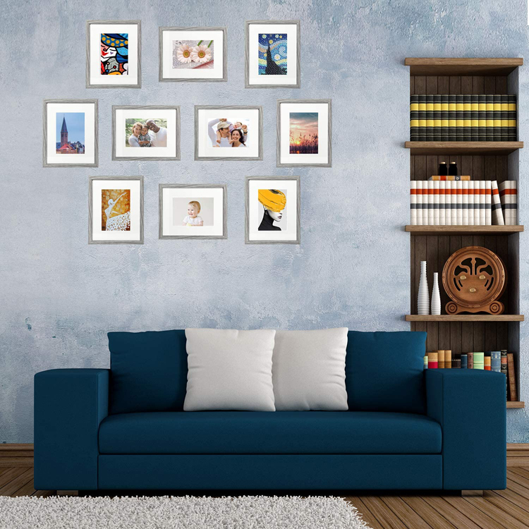 Set of 10 Photo Frame 8x10 Picture Frame for Wall or Tabletop Display