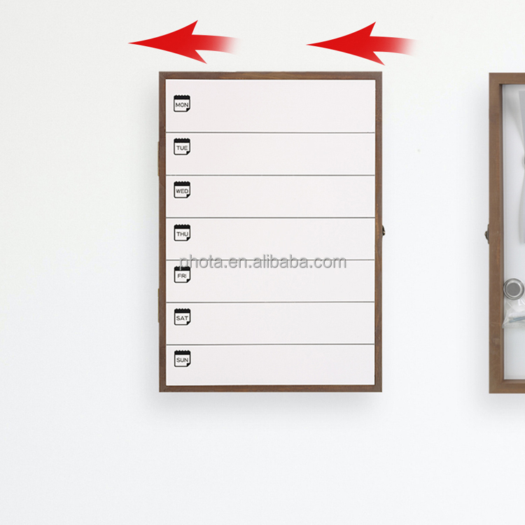 White Board Cork Board Combo Foldable Bulletin Board 17" x 12"