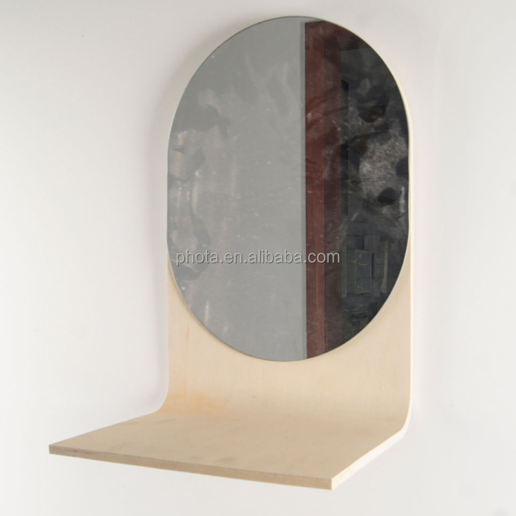 Mirror with Wall Shelf
