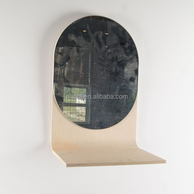 Mirror with Wall Shelf