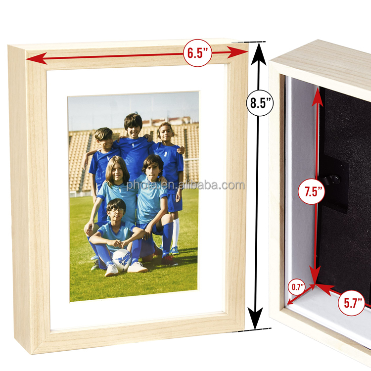 Mini Diversion Safe Box Photo Frame with Hidden Secret Compartment to stash your Money, Cash, Jewelry or Herbs