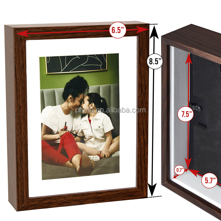 Mini Diversion Safe Box Photo Frame with Hidden Secret Compartment to stash your Money, Cash, Jewelry or Herbs