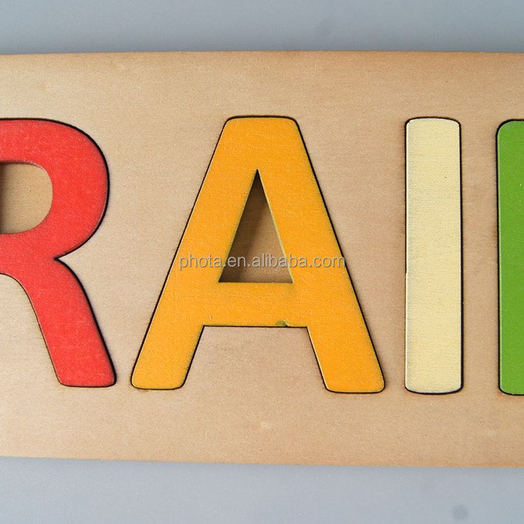 Custom Name Puzzle Personalized Wooden Toys