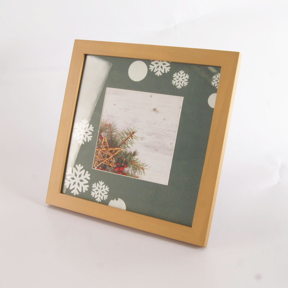 PHOTA christmas photo frame wooden photo frame Snowflake decoration