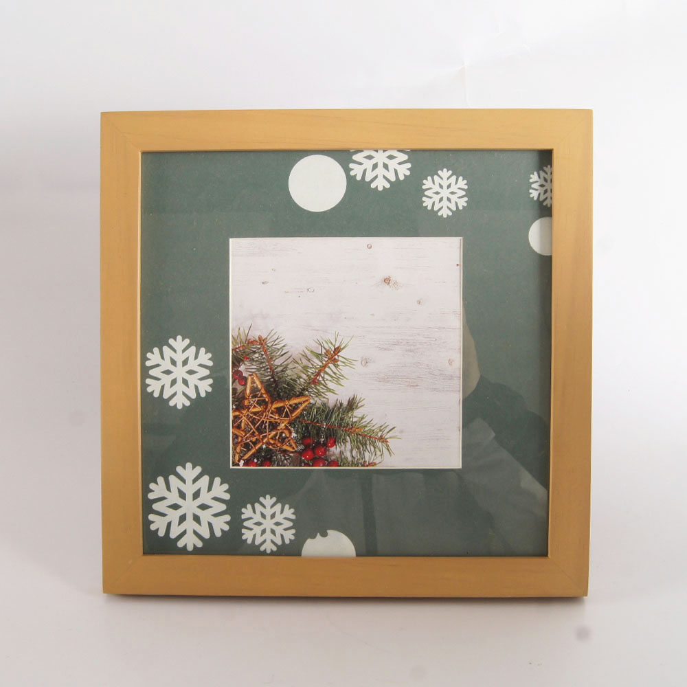 PHOTA christmas photo frame wooden photo frame Snowflake decoration