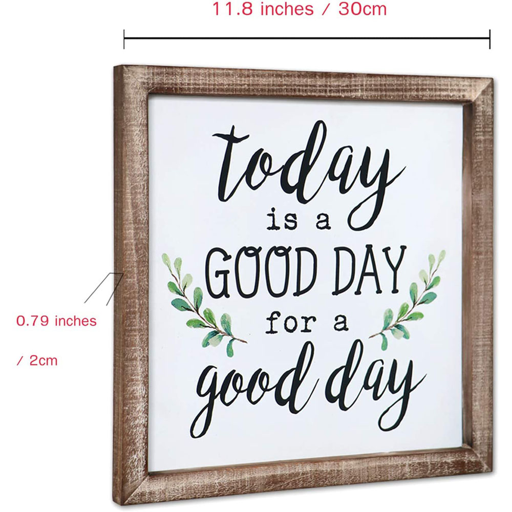 12 x 16 inches Rustic Wood Framed Modern Farmhouse HOME Wall Decor Sign