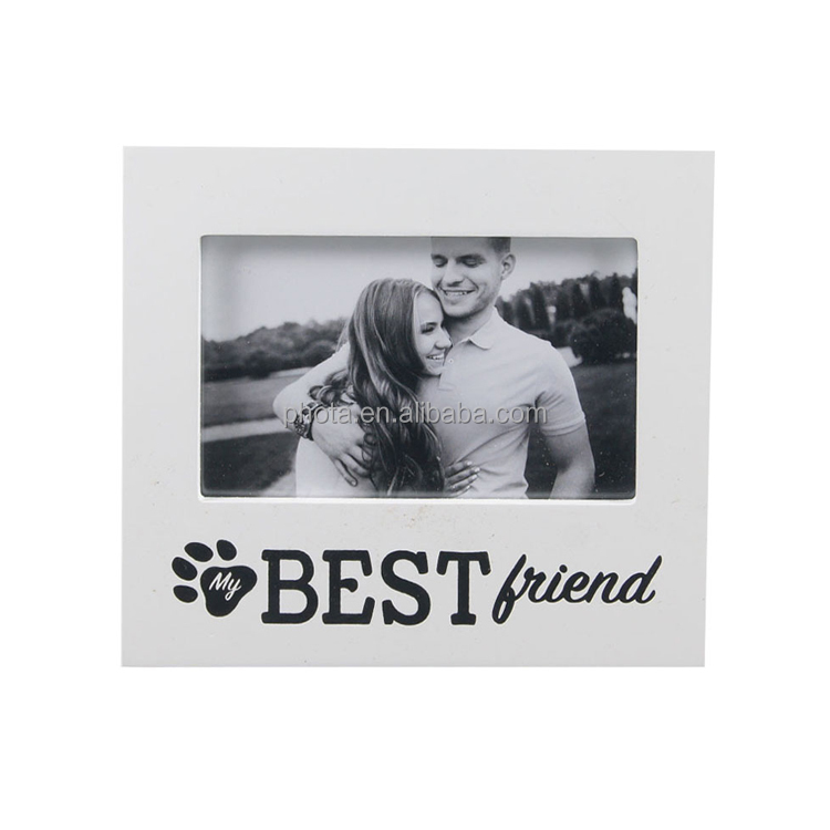 Wholesale best friend photo wooden picture frame Gift for Friend, Display on Tabletop