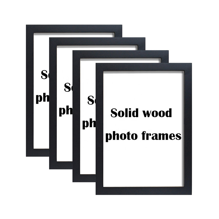 Wholesale cheap wooden painting frame A0 A1 A2 A3 A4 A5 5X7 11X14 24X36 inches
