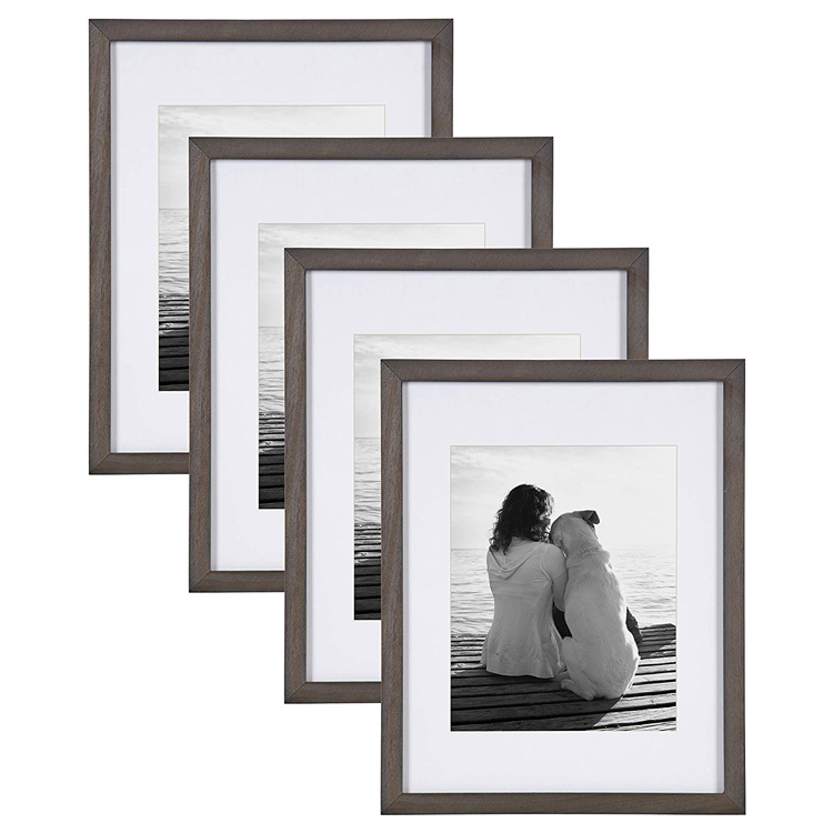 OEM Modern Photo Frame Gallery 4x6 5x7 8x10 11x14 16x20 inches Picture Frame Wood for Wall and Table