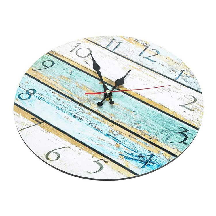 Wall Clocks Wholesale Cheap and Classic for Home Decorative 12inch 16inch 24inch Quartz Living Room Customized Logo Wood MDF