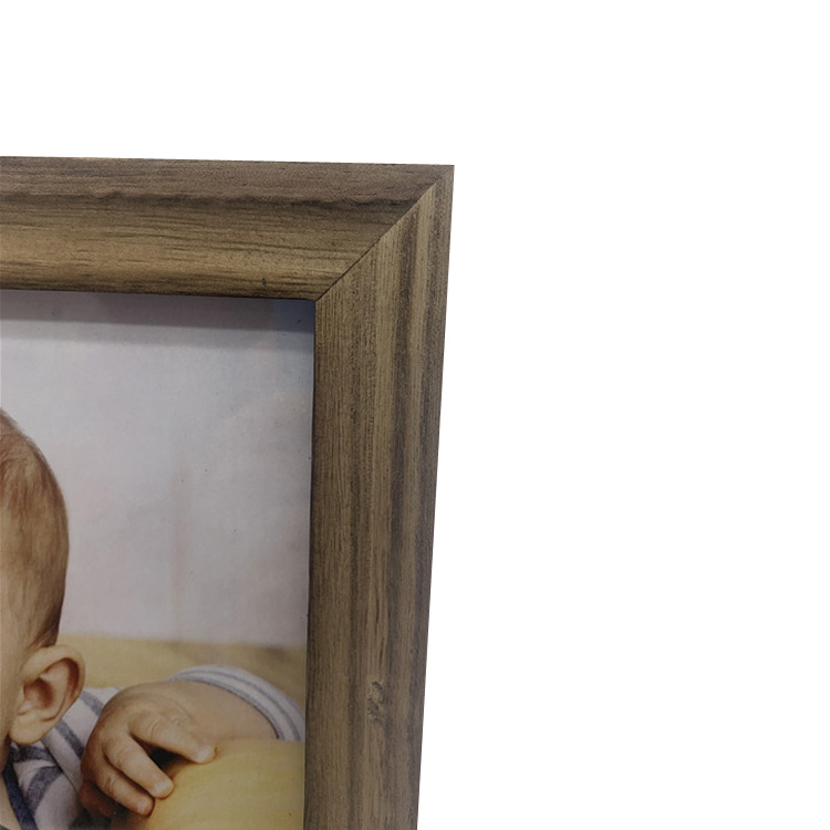 Reclaimed burnt 6x8 7x9 9x11 inch wooden floating photo frame for office