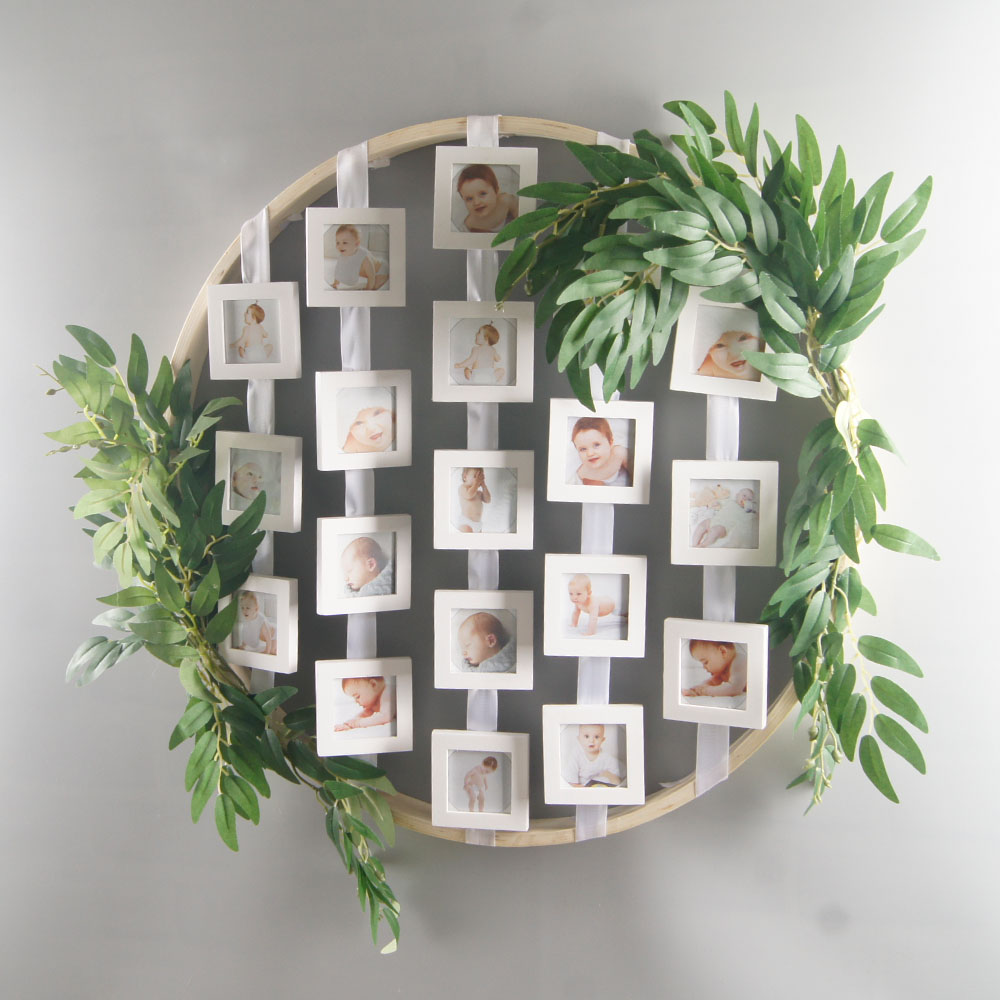 PHOTA  First Year Picture Frame  Round Wood