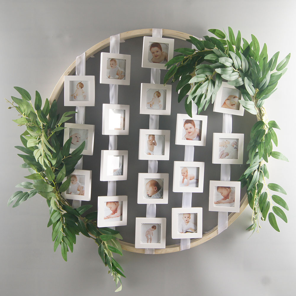 PHOTA  First Year Picture Frame  Round Wood