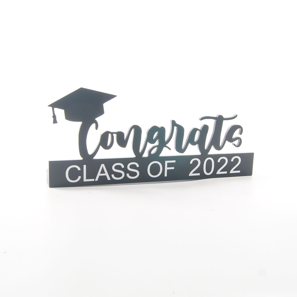 Graduation Table Decorations, Congrats Table Wood Sign