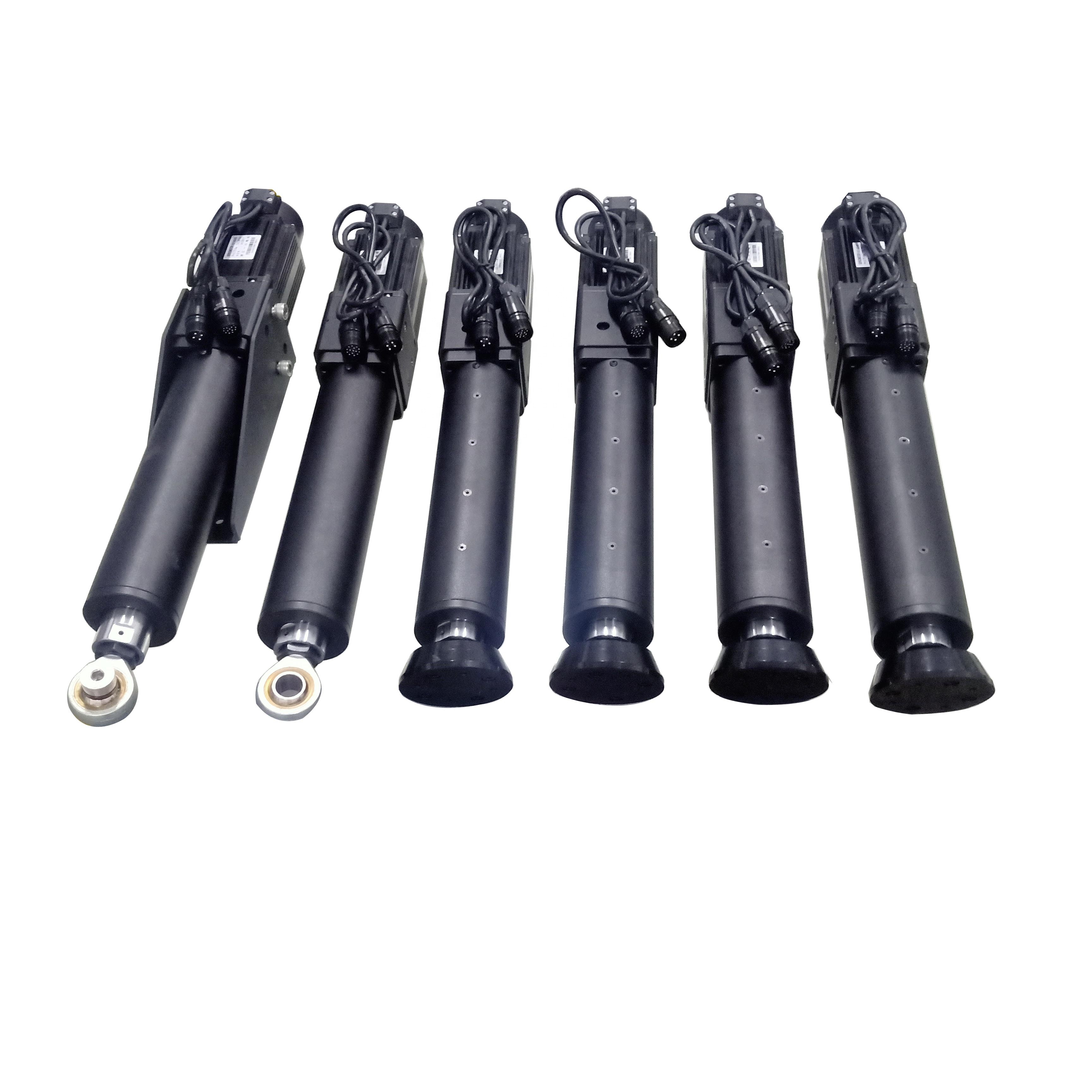 4DOF+2TL 150mm stroke 750W servo motor linear actuator for vr training car racing game machine