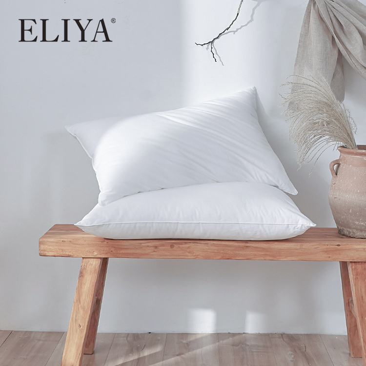 Eliya Premium White Bamboo Pillows For Sleeping Hotel Comfort