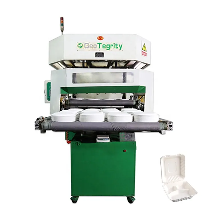 FarEast - Plaque de pâte à papier de canne à sucre biodégradable  automatique Moulage de pâte à papier Produit en papier faisant la machine  Ligne de production entièrement automatique