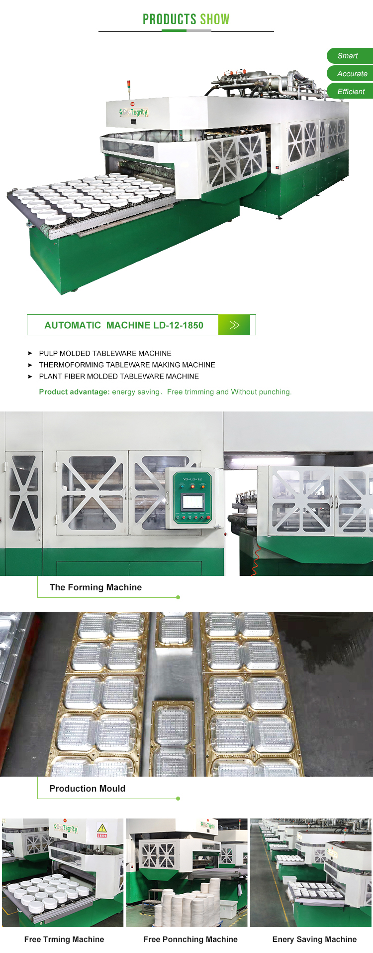 Biodegradable Disposable Sugarcane Bagasse Paper Pulp Molding Plate Tableware Making Machine