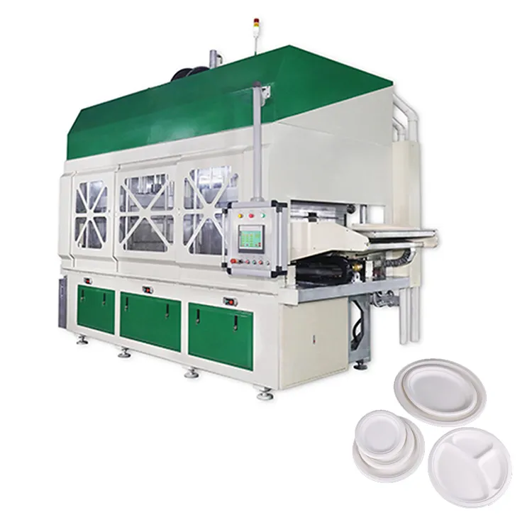 FarEast - Machine de moulage de pâte à papier de pâte de bagasse de canne à  sucre biodégradable jetable automatique Ligne de production entièrement  automatique