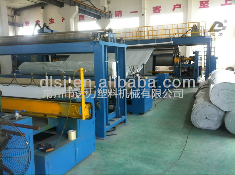 4500mm HDPE Extrusion Sheet Geotextile Laminating Sheet Machinery