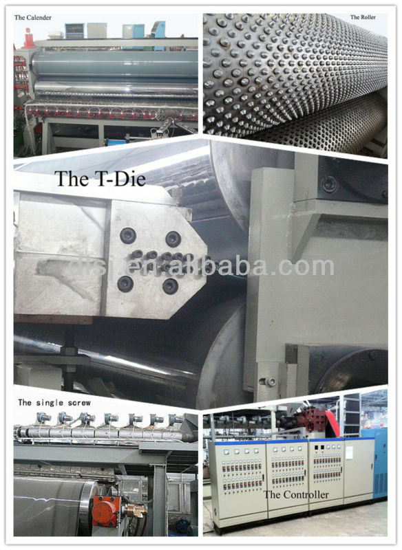 HDPE drainage sheet/board/mat extrusion line