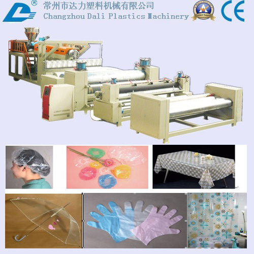 2400mm wide TPE  film making machine with video