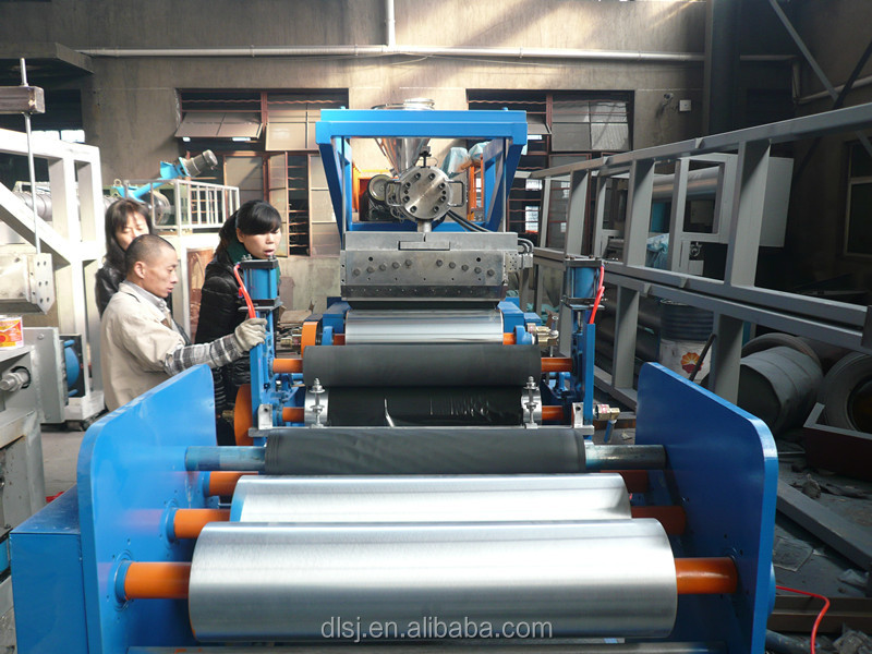 100mm small testing PE plastic film producing line for test