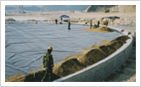 Geomembrane sheet and film extrusion machine