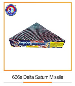 100 Shots Saturn Missile Battery fireworks