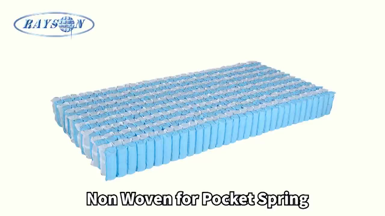 Rayson - Koltxoi Estalkia sits-froga PP spunbond Ez Ehundutako Zapi Ez Ehundutako Estalkia Ez Ehundutako koltxoi Fabric Altzariak materialaren ehuna