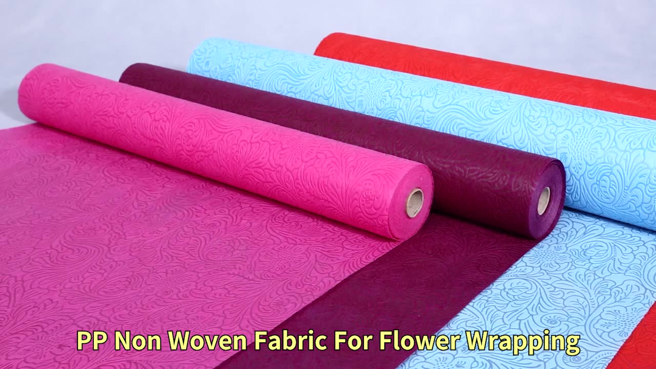 Wonderful High Quality Embossed% 100 PP spunbond Ez Ehundutako Fabric Paperezko laminatuzko Guangdong, Txina