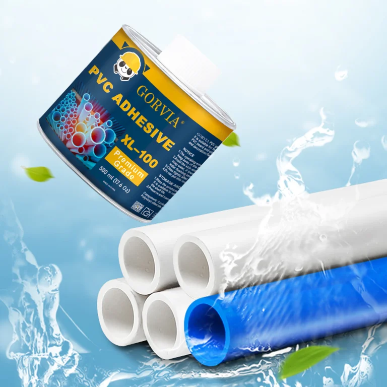 2 tubos o conexiones de PVC con adhesivo de plástico extrafuerte, 850 g,  pegamento, tubos adhesivos de plástico extrafuertes Amanco PVC, 1700 g, 2  kits de 2 unidades, color rojo