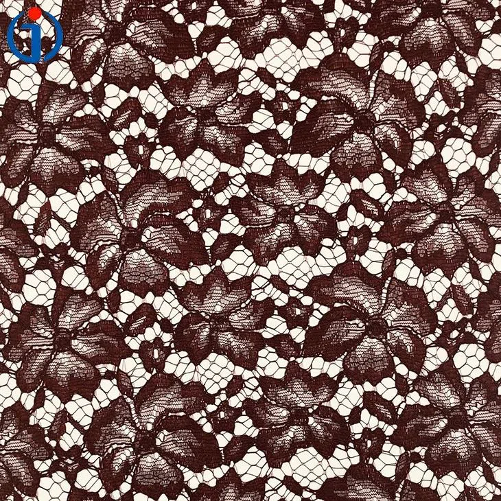 floral corded nylon poly lace fabric floral corded nylon poly lace fabric