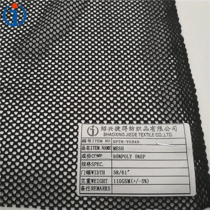 100% Polyest Big Hole Mesh Fabric Hard Quality - China Mesh Fabric and  Lining Fabric price