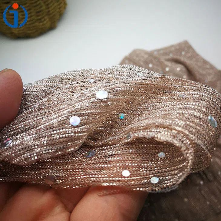pleated crepe sequin fabric pleated crepe sequin fabric